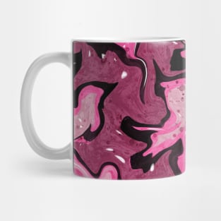 Hot pink camouflage pattern Mug